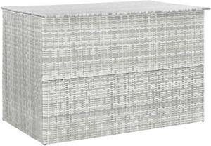 vidaXL Outdoor Storage Deck Box Chest for Patio Cushions Garden Tools Light Gray