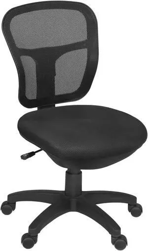 Harrison Armless Swivel Chair- Black