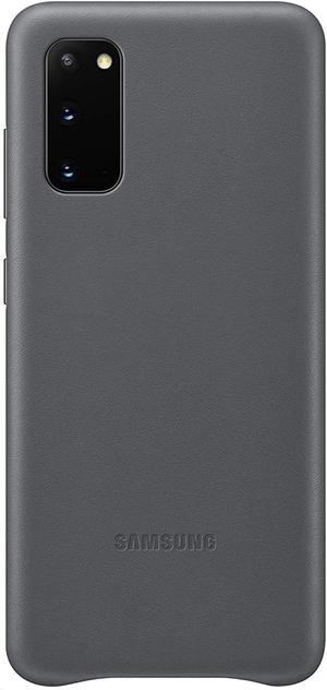 Samsung Galaxy S20 Case Leather Back Cover Gray EF-VG980LJEGUS
