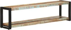 vidaXL TV Cabinet 59.1"x11.8"x15.7" Solid Reclaimed Wood