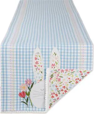 DII Happy Bunny Reversible Table Runner