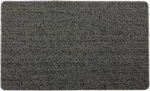 DII Heathered Black Tufted Loop Textilene Mat 17.75x29.5 inches