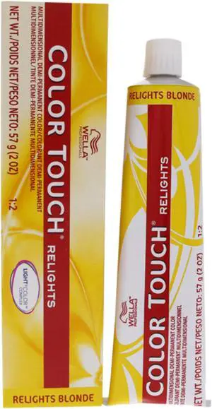 Color Touch Relights Demi-Permanent Color - 18 Ash Pearl by Wella for Unisex - 2 oz Hair Color