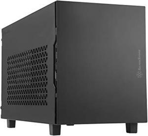 Black, Aluminum outer shell, steel body, Small form factor chassis with 23.5,32.5"drive bay, support mini-ITX/Mini DTX motherboard , 2USB 3.0 Type A, 1USB3.1 Gen 2 Type C, 112025 PWM Fan