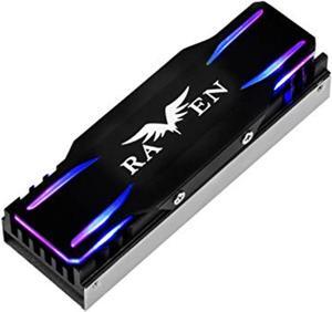 5V ARGB lighting, SATA/NVMe, NGFF/M.2 SSD aliminum heatsink cooling kit with high efficiency thermal pad