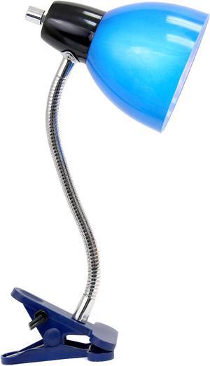 LimeLights Adjustable Clip Lamp Light, Blue