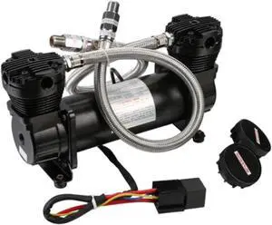 Compressor 200Psi Double Cylinder For On-Board Use 4.2Cfm Black Bulldog Winch