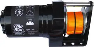 Snow Plow Winch Black 600 Lb Plow Lift 30 Inch Strap With Quick Connect Bulldog Winch