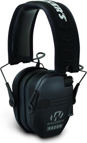 Walkers Game Ear Razor Slim Electronic Muff, Black