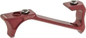 UTG Ultra Slim Angled Foregrip, Keymod, Matte Red
