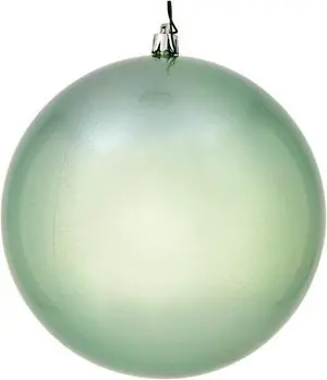 6" Frosty Mint Candy Ball UV Drill 4/Bag