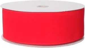 3" x 50Yd Red Velvet Outdoor Ribbon