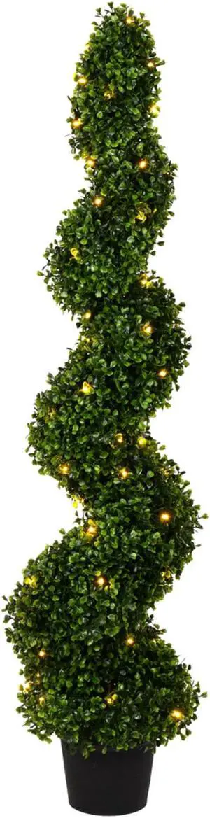 4' Boxwood Spiral in Pot UV 70WW LED 4' Boxwood Spiral in Pot UV 70WW LED