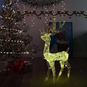 vidaXL Reindeer Christmas Decoration LEDs Pre-Lit Christmas Lighting Warm White