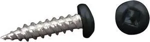 AP Products 012-PSQ50 BL 8 X 1- 1/2 Black Finish #8 Pan Head Screw, 1-1/2" / Pack of 50 AP Products 012-PSQ50 BL 8 X 1- 1/2 Black Finish #8 Pan Head Screw, 1-1/2" / Pack of 50