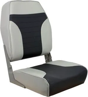 Springfield Marine 1040663 High Back Folding Chair - Gray/Charcoal Springfield Marine 1040663 High Back Folding Chair - Gray/Charcoal