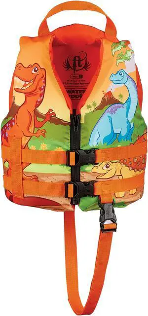 Full Throttle 104300-200-001-15 Child Water Buddies Vest - Dinosaur