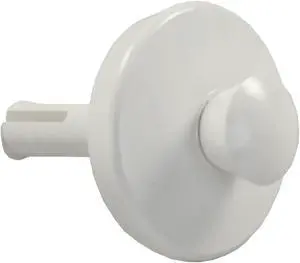 JR Products 95105 Single Stem Pop-Up Stopper - White