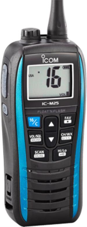 VHF-HH, Float+Flash, USB, 5 Watt, Blue