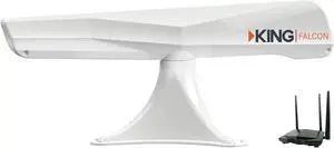 King Controls KF1000 King[r] Kf1000 Falcon Directional Wi-fi[r] Antenna With Wifimax Router/range Extender [white]