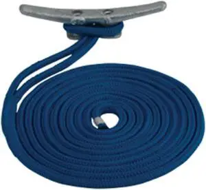 Sea-Dog 302112030BK-1 Premium Double Braid Nylon Dock Line - 1/2" x 30', Black