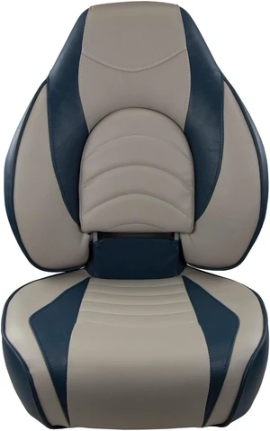 Springfield Marine 1780238 Deluxe Fish Pro High Back Seat - Blue/Grey Springfield Marine 1780238 Deluxe Fish Pro High Back Seat - Blue/Grey