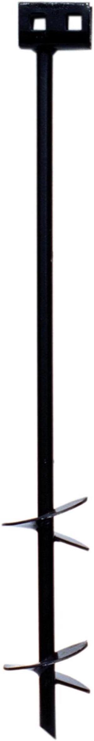 Tie Down Engineering 59086N Iron Root Double Head Double Helix Earth Anchor - 3/4" D x 48" L x (2) 4" Helix, Class 4A