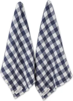 DII Denim Washed Waffle Dishtowel (Set of 2)