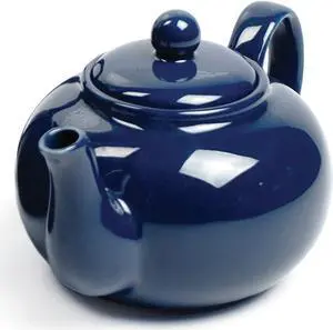 RSVP International 16oz Stoneware Teapot, Blue