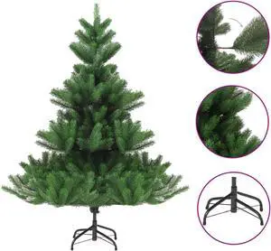 vidaXL Nordmann Fir Artificial Christmas Tree Green 82.7"