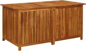 vidaXL Garden Storage Box 59"x31.4"x29.5" Solid Acacia Wood vidaXL Garden Storage Box 59"x31.4"x29.5" Solid Acacia Wood