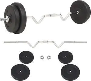 vidaXL Barbell Set 66.1 lb vidaXL Barbell Set 66.1 lb