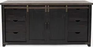 Madison County Reclaimed Pine 70" Barn Door Server