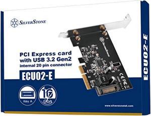 USB-C 3.1 PCI Express card with 20 Pin Key-A connector