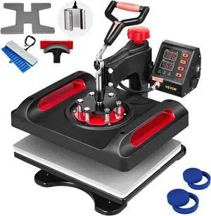 VEVOR Heat Press Machine Sublimation Machine 15 X 12 Inch 11 In 1 Kit Heat Press