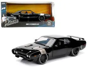 Dom's Plymouth GTX Fast & Furious F8 "The Fate of the Furious" Movie 1/24 Diecast Model Car  by Jada
