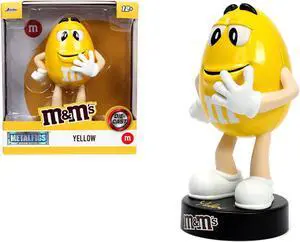 Yellow M&M's 5.25" Diecast Figurine "Metalfigs" Series by Jada