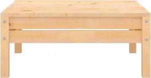 vidaXL Patio Footstool Solid Pinewood