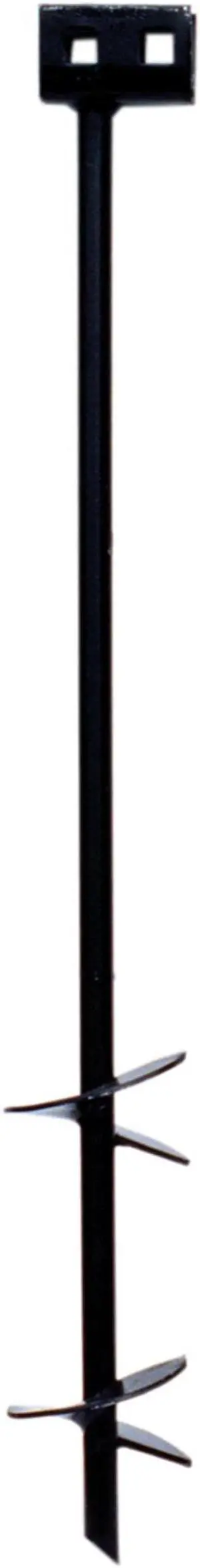 Tie Down Engineering 59095N Iron Root Double Head Double Helix Earth Anchor - 3/4" D x 30" L x (2) 4" Helix, Class 2