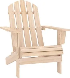 vidaXL Patio Adirondack Chair Solid Fir Wood