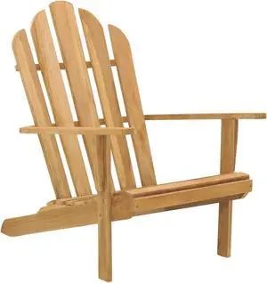 vidaXL Adirondack Chair Solid Teak Wood