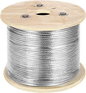 VEVOR 3/16 7x19 Stainless Steel Cable 500ft Reel (t304)