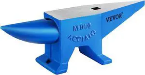 VEVOR 132lb Blacksmith Anvil Steel Anvil 60kg Solid Heat Treated Round Horn Metal Work
