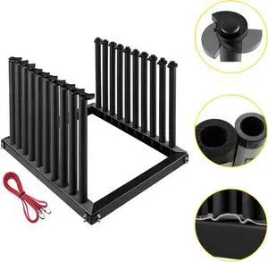 VEVOR Windshield Rack 9 Slot Lite Auto Glass With Pvc Rubber Protection Foam Pads