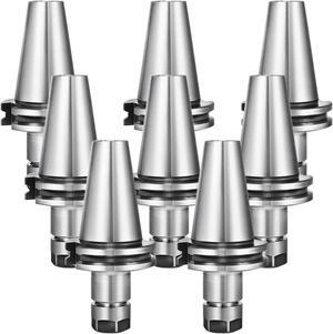 VEVOR 8pcs Power-cut Cat40-er16 Collet Chucks Heavy Duty Structure #cat40-er16y