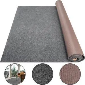 VEVOR Boat Carpet Marine Carpet 6x13' Indoor Outdoor Carpet Rug Anti-slide Gray