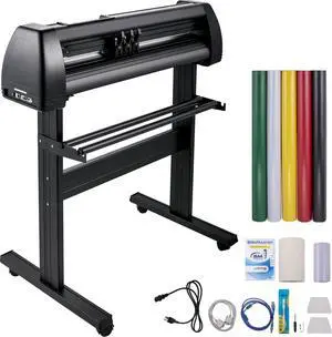 VEVOR 28"vinyl Cutter Machine Vinyl Plotter Lcd Display W/ Signmaster Software