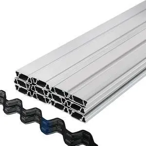 Vevor Greenhouse Wiggle Wire & Aluminum Alloy Spring Lock U-channel 6.56ft 50pcs
