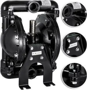 VEVOR Air-operated Double Diaphragm Pump 1" Inlet Outlet Petroleum Fluids 35gpm 120psi