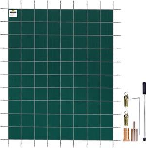 VEVOR 16'x28' Mesh Winter Pool Safety Cover For 14'x26' In-ground Pool Outdoor